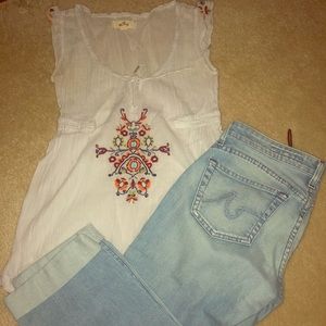 Flowery Hollister tank !